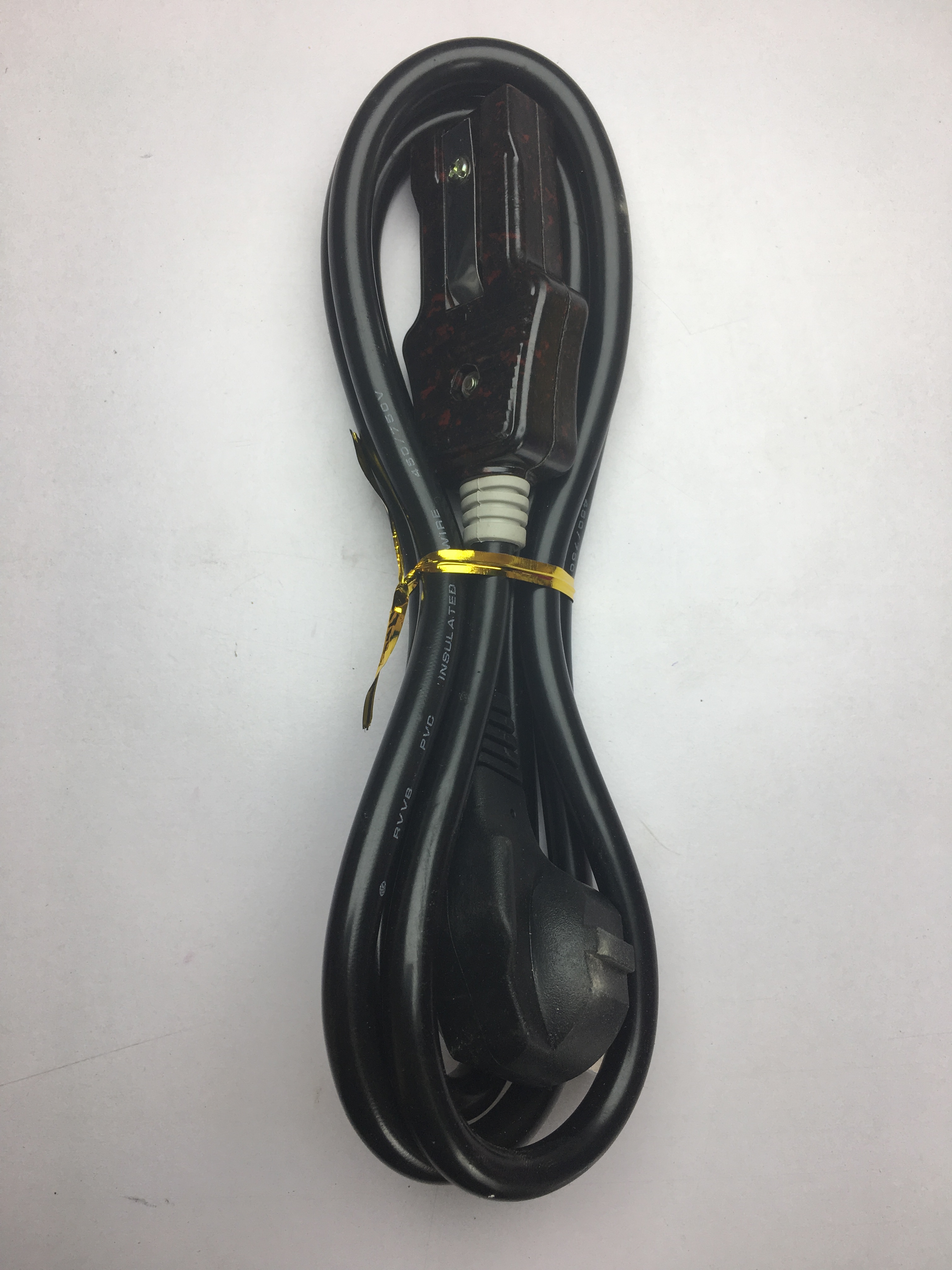 雅坚黑胶木插线